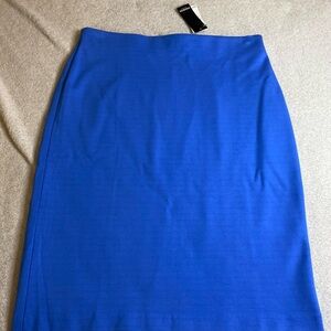 Premise Blue Pencil Skirt Knee-Length Work
